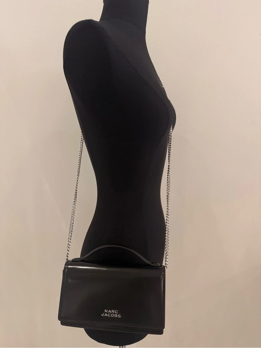 NWT Marc Jacobs THE GLAM MIRROR MINI BAG- black